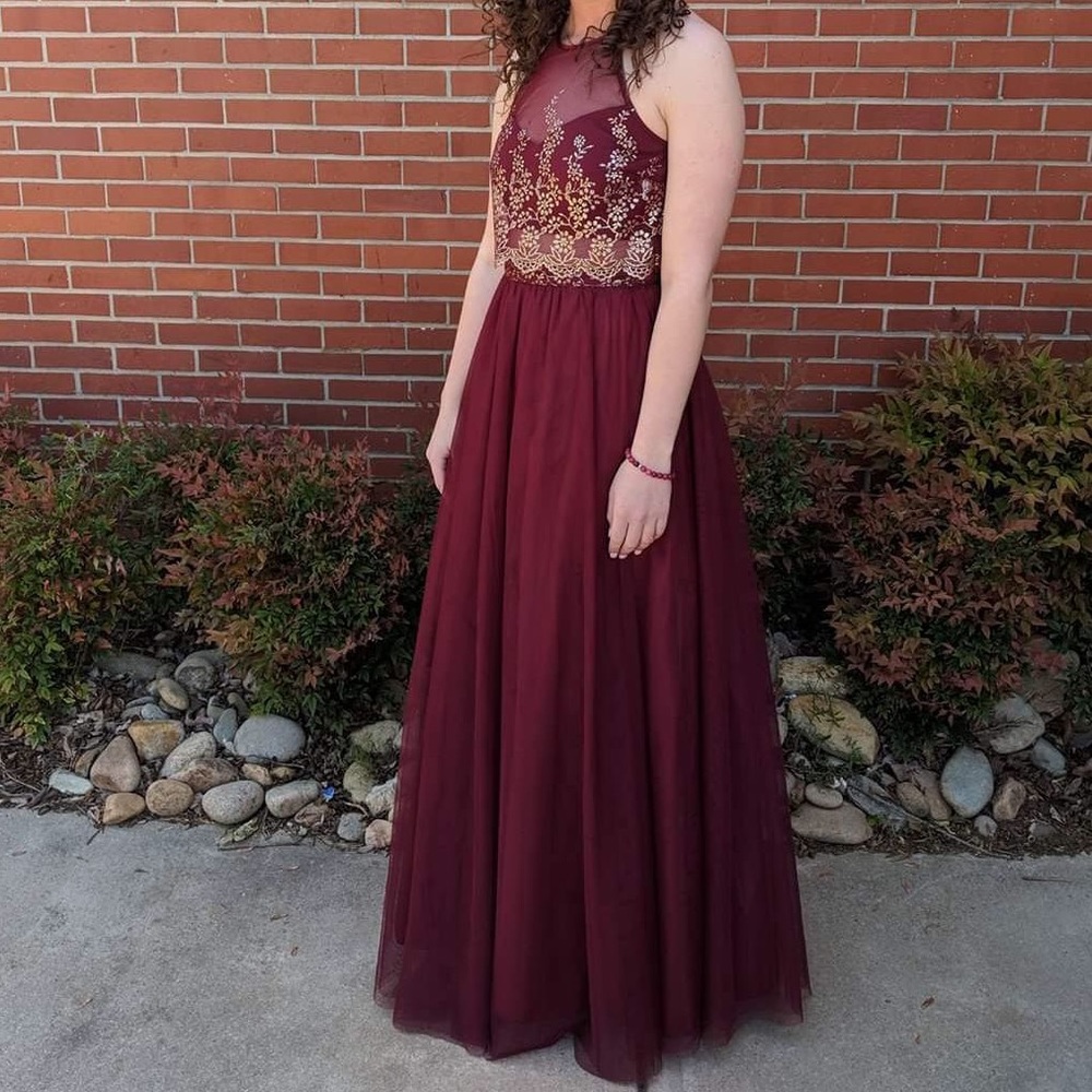 Maroon Formal Dress